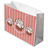 Sac cadeau Pink Cupcakes (Dos Angle)