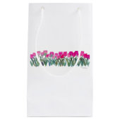 Sac cadeau Pink Tulip Grove (Devant)