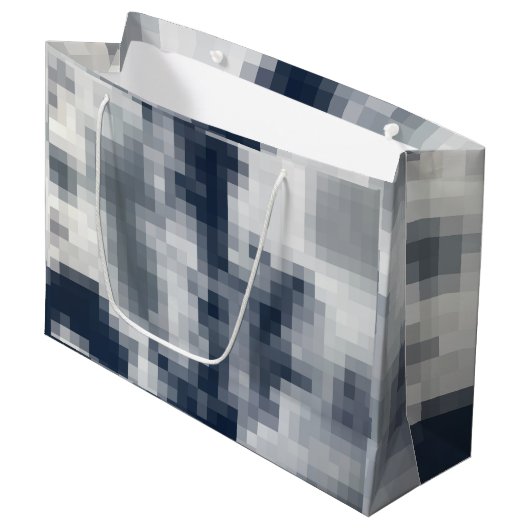 Sac cadeau Pixellée (Devant Angle)