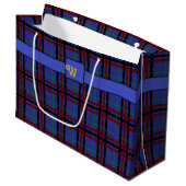 Sac Cadeau Plaid À Bijoux (Devant Angle)