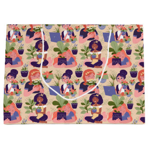 Sac cadeau plante Lady Gardening