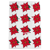 Sac cadeau Poinsettia (Dos)