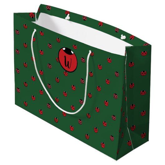 Sac cadeau Pois Ladybug (Dos Angle)