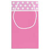 Sac cadeau Pois rose (Dos)