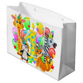 Sac cadeau pour animaux de fête d'anniversaire pou (Dos Angle)
