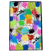 Sac cadeau pour artiste peintre arc-en-ciel (Devant)