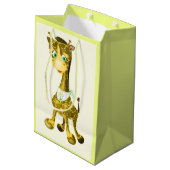 Sac cadeau pour bébé Giraffe - Vos couleurs (Dos Angle)