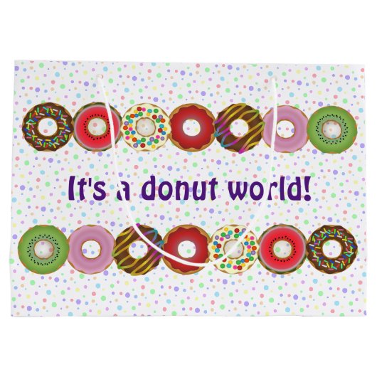 sac cadeau pour beignets de saveur (Dos)