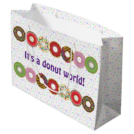 sac cadeau pour beignets de saveur (Dos Angle)