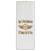 Sac Cadeau Pour Bouteille 100th cadeaux d'anniversaire drôles. L'âge est (Devant)