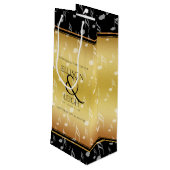Sac Cadeau Pour Bouteille 27e anniversaire du Mariage de musique (Dos Angle)