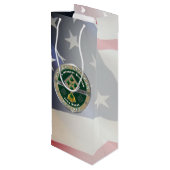Sac Cadeau Pour Bouteille 4e division d'infanterie (Dos Angle)