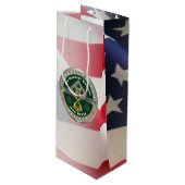 Sac Cadeau Pour Bouteille 4e division d'infanterie (Devant Angle)