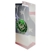 Sac Cadeau Pour Bouteille 4e division d'infanterie (Dos Angle)