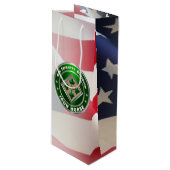 Sac Cadeau Pour Bouteille 4e division d'infanterie (Devant Angle)