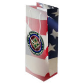 Sac Cadeau Pour Bouteille 4e division d'infanterie (Devant Angle)