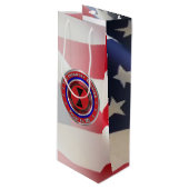 Sac Cadeau Pour Bouteille 7e division d'infanterie "Bayonet Division" (Devant Angle)