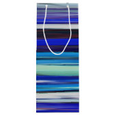 Sac Cadeau Pour Bouteille Abstract #2: Blue blur (Dos)