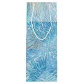 Sac Cadeau Pour Bouteille Abstrait Palm Feuille Botanical Floral (Dos)