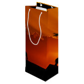 Sac Cadeau Pour Bouteille Afrique 2 Options (Dos Angle)