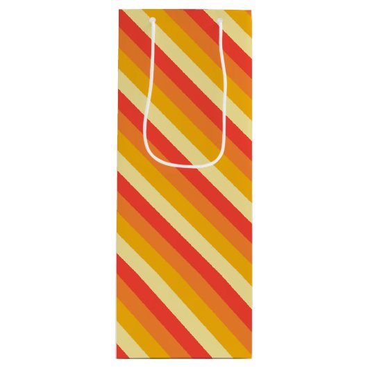 Sac Cadeau Pour Bouteille Agrumes (Devant)