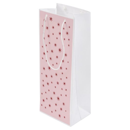 Sac Cadeau Pour Bouteille Aimer comme vin Valentine (Dos Angle)