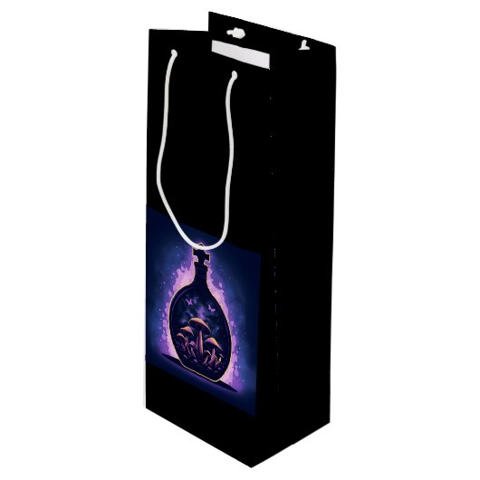 Sac Cadeau Pour Bouteille Amethyst Elixir (Devant Angle)