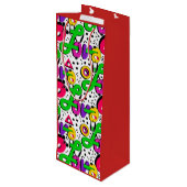 Sac Cadeau Pour Bouteille Amour, Saint Valentin (Dos Angle)