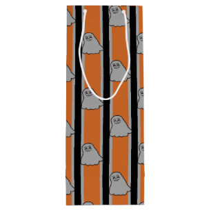 Sac Cadeau Pour Bouteille Amusants et Fantômes d'Halloween