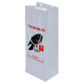 Sac Cadeau Pour Bouteille Analyste en intelligence d'affaires Crow (Dos Angle)