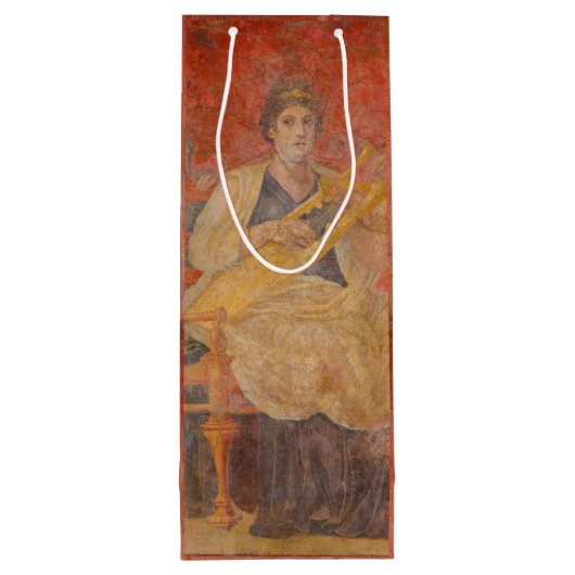 Sac Cadeau Pour Bouteille Ancien Pompéi Romain Voisin Fresco Musician Art (Dos)