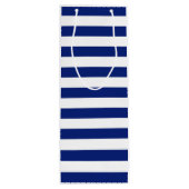 Sac Cadeau Pour Bouteille Ancre argentée classique (Dos)