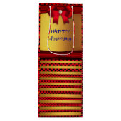 Sac Cadeau Pour Bouteille Anniversaire, Anniversaire et plus (Devant)