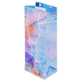 Sac Cadeau Pour Bouteille Anniversaire Fun Pisces Zodiac (Dos Angle)