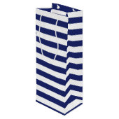 Sac Cadeau Pour Bouteille Anniversaire personnalisé par Ancre nautique (Dos Angle)