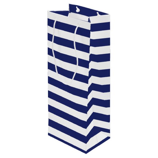 Sac Cadeau Pour Bouteille Anniversaire personnalisé par Ancre nautique (Dos Angle)