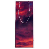 Sac Cadeau Pour Bouteille août rouge (Dos)