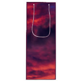 Sac Cadeau Pour Bouteille août rouge (Devant)