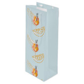 Sac Cadeau Pour Bouteille Aperol O'Clock (Devant Angle)