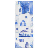 Sac Cadeau Pour Bouteille Aquarelle de Santorin personnalisée (Dos)