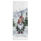 Sac Cadeau Pour Bouteille Aquarelle Gnome (Dos)