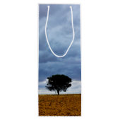 Sac Cadeau Pour Bouteille Arbre dans un champ vide (Dos)