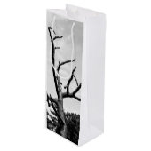Sac Cadeau Pour Bouteille arbre libre (Devant Angle)