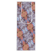 SAC CADEAU POUR BOUTEILLE ARBRES (Devant)