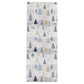 Sac Cadeau Pour Bouteille Arbres de Noël (Devant)