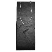 Sac Cadeau Pour Bouteille ardoise en pierre noire (Dos)