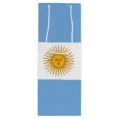 Sac Cadeau Pour Bouteille Argentina flag (Devant)