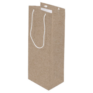 Sac Cadeau Pour Bouteille Arrière - plan Brown de papier d'emballage imprim