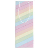 Sac Cadeau Pour Bouteille Arrosage baby shower Rainbow Raindrop Cloud (Dos)