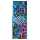 Sac Cadeau Pour Bouteille Art Abstrait (Dos)